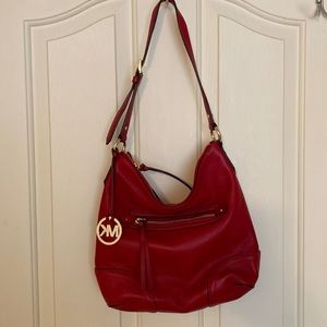 Red Michael Kors purse